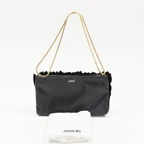 Jason Wu Dahlia Wavy Frill Medium Leather Shoulder Bag...